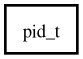 Object hierarchy for pid_t