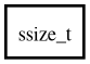 Object hierarchy for ssize_t