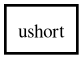 Object hierarchy for ushort